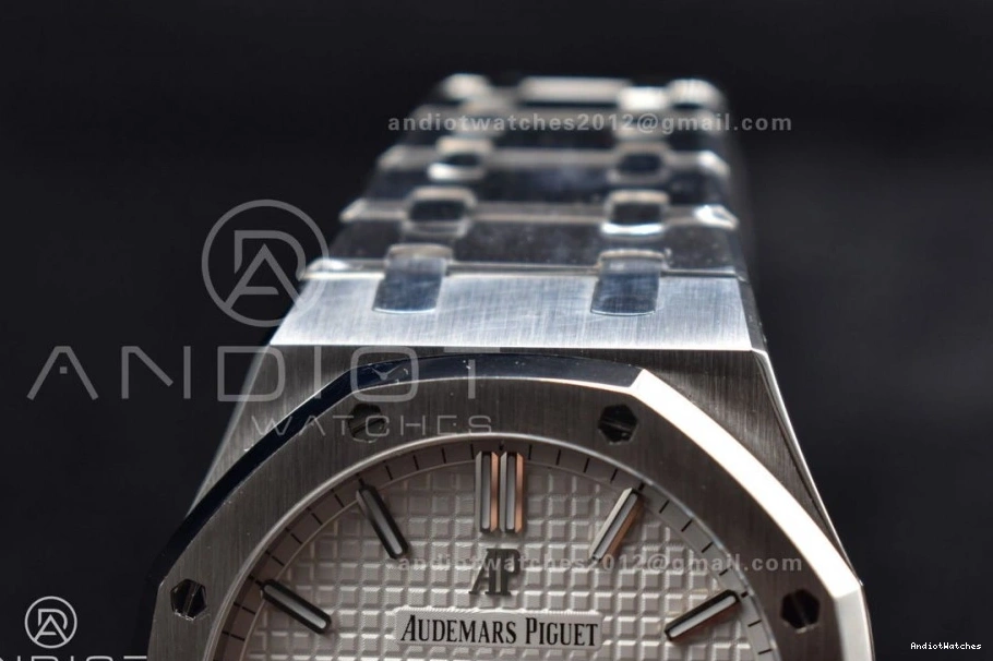 on Bracelet SS White Dial Edition Super Best Textured 1:1 15500 Oak APSF A4302 Clone 449 SS 41mm Affordable Royal 0806